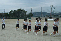 中学生スクール 陸上競技写真